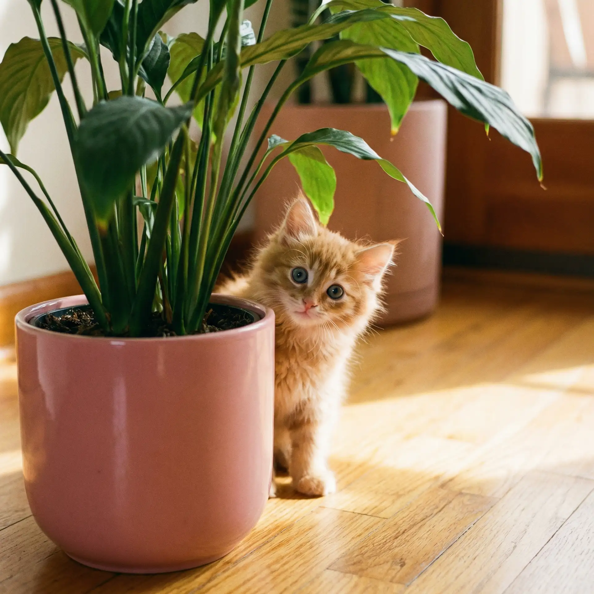 小猫从花盆后探头 - 我被继亲开了苞